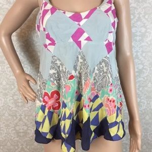 Silk floral Odille top